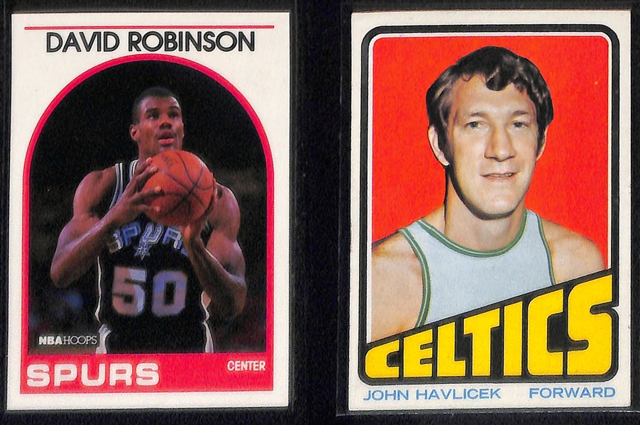 Lot of (8) Vintage and Modern Basketball Cards Inc. Michael Jordan, Kobe Bryant Rookie, Kareem Abdul-Jabbar